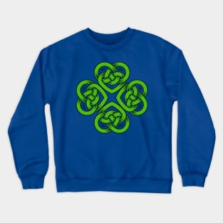 Irish Shamrock - Four Leaf Clover Crewneck Sweatshirt